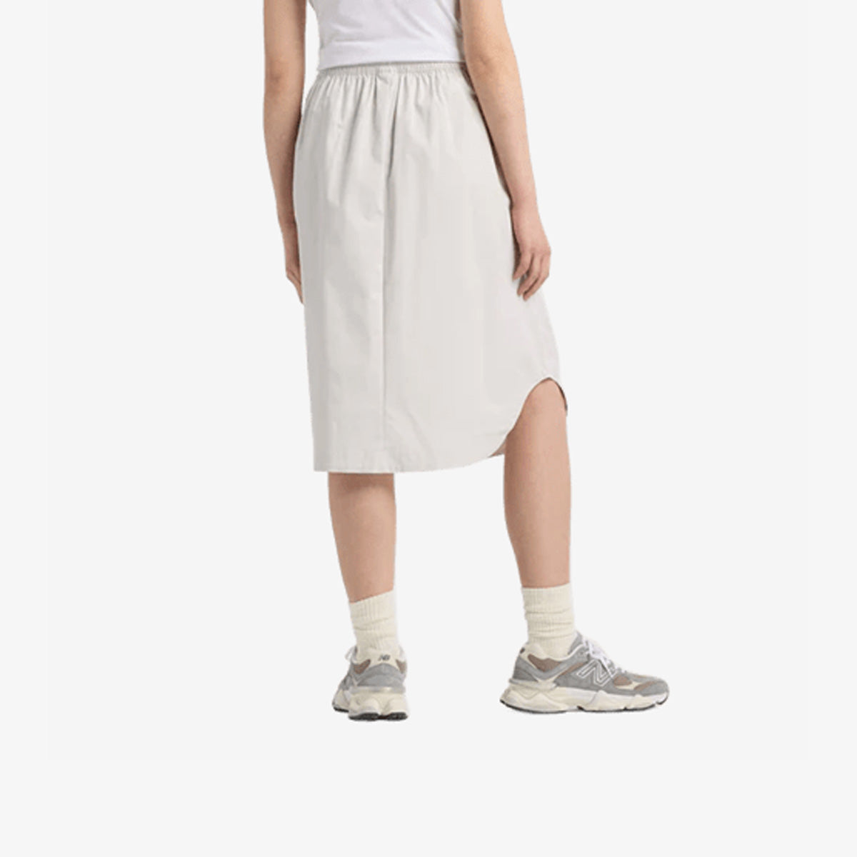 Women's Twill Midi Skirt Mujer